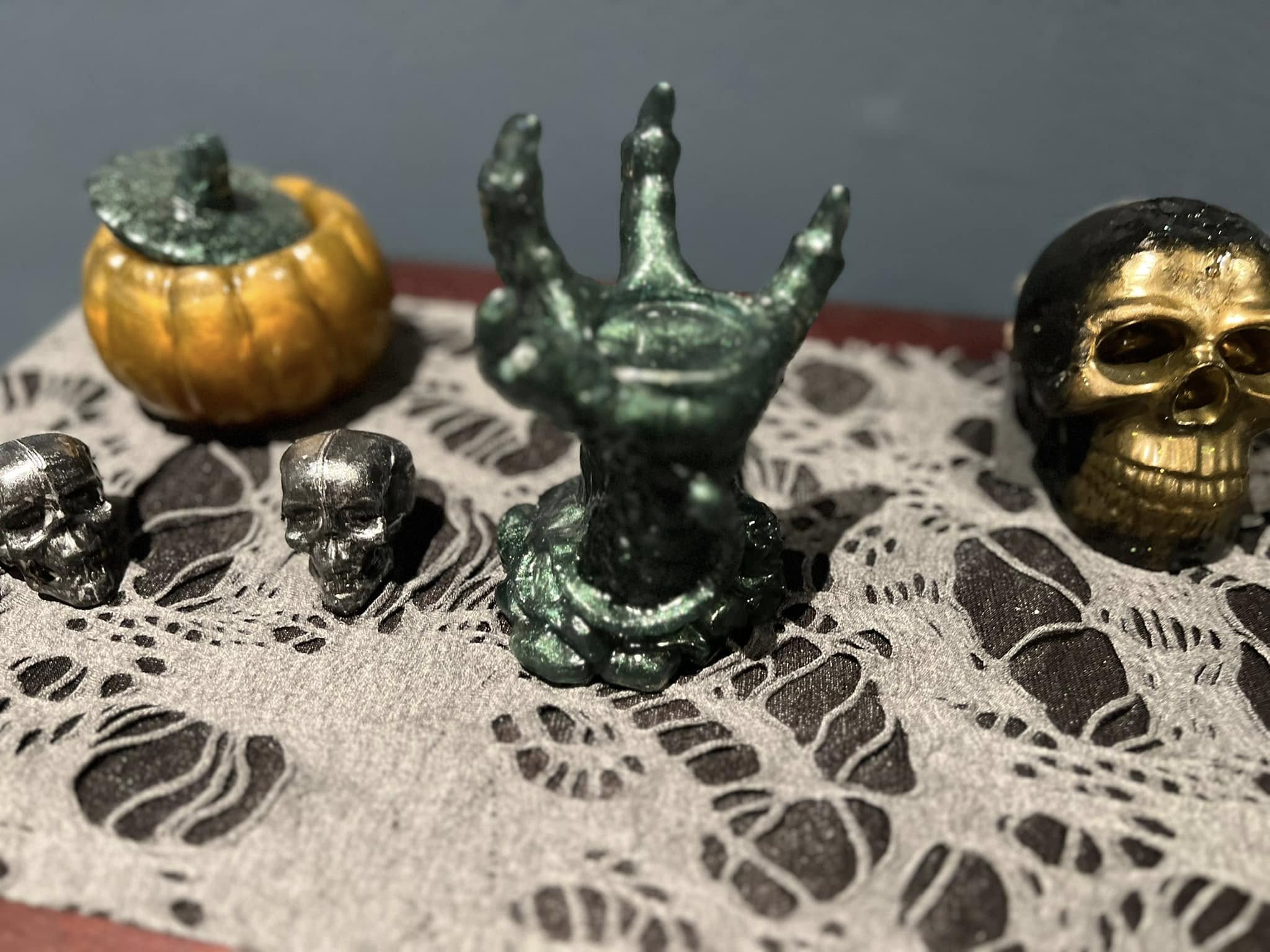 Handmade resin art piece